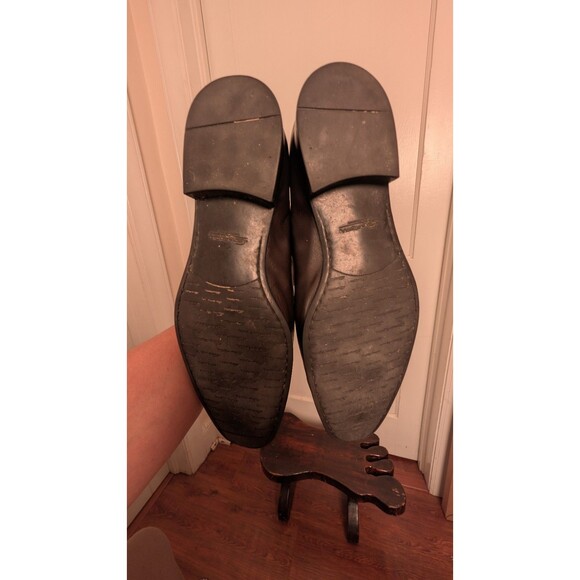 Santoni Brown Leather Penny Loafers-Mens 8.5 Made In Italy main image 9